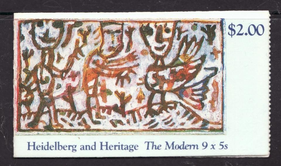 1990 Australia Sc# 1192a Booklet of artwork themed postage stamps - MNH Cv$6 - Image 1 of 1
