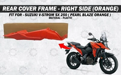 Ajuste para Suzuki V-Strom SX 250 "Cubierta del marco naranja lado derecho" - Imagen 1 de 4