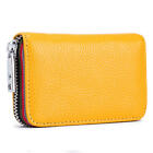 Portefeuille femme en cuir bloquant RFID porte-carte de crédit sac à main fermeture éclair petit sac États-Unis