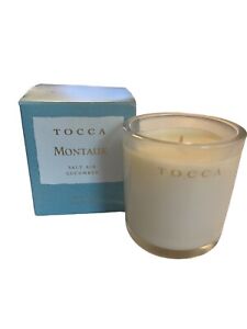 Tocca Montauk SALT AIR CUCUMBER Candelina 3 oz. Candle Jar Box Gift Beach Scent