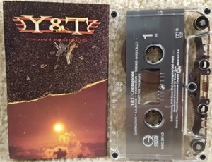 Y&T Contagious Cassette Tape Geffen Records Vintage 1987 - Picture 1 of 7