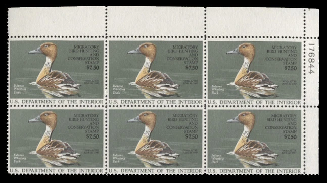 RW53 — 1986 Federall Duck Stamp PB/6 - Image 1 of 1