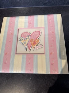 Barbie 2003 Mattel Deluxe Embossed Sandylion Hearts Scrapbook Photo Album 12x12" - Picture 1 of 6