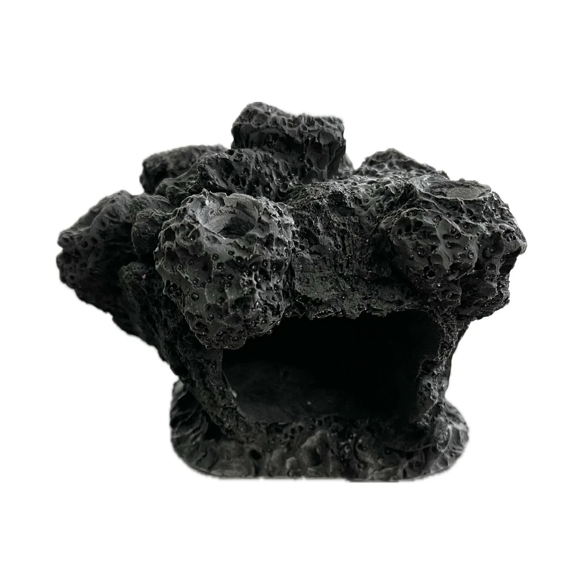 1 LB Bag Of Natural Black Lava Rock - Aquarium & Terrarium Substrate, Bonsai Decoration