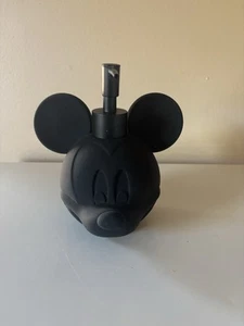 Dispensador de jabón Jay Franco Disney Mickey Mouse - Bomba de loción de resina negra - Baño - Imagen 1 de 6