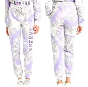 Ropa híbrida para mujer NBA LA Lakers con tinte de corbata pantalones para correr, pequeños - Imagen 1 de 8
