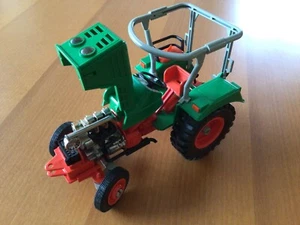 PLAY-BIG Kunststoffmodelle Deutz-Traktor mit Langholzanhänger - Bild 1 von 8