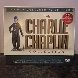 The Charlie Chaplin Collection 10 Disc DVD Movie Film Boxset SEALED Brand New - Picture 1 of 2