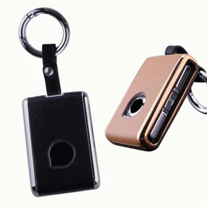 Funda Carcasa Llavero Remoto con Llavero Apto para Volvo C30 S80 Cuero PU - Imagen 1 de 6