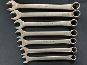 Vintage Blue Point Combo Wrench Set 1/2”-7/8” 7 Pieces - Picture 1 of 7