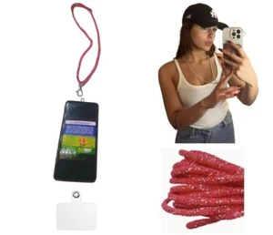 1 Collier Paillettes Am10 6Mm 90Cm Attaque Plastique Trasp. Porte Téléphone - Photo 1 sur 7