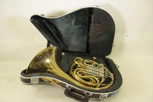 Yamaha YHR-664 French Horn F/Bb Full Double w/ Hard Case YHR664 USED #359 - Picture 1 of 7