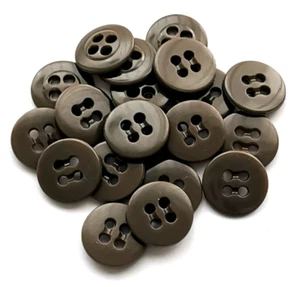 B 25. LOTE DE 20 BOTONES MARRONES VINTAGE (5 cts piezas) 14mm. - Imagen 1 de 1