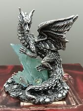 Myth And Magic By The Tudor Mint"The Dragon Of The Ice " Figurine 9.5cm Tall 