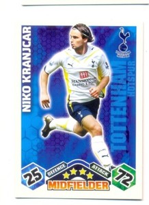 Topps Match Attax  2009-10 Premier League - Tottenham - Niko Kranjcar