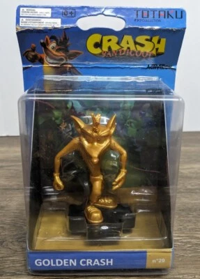 Figura Golden Crash Bandicoot Totaku 2018 Activision Think Geek #29 - NUEVA Foto 1 de 4