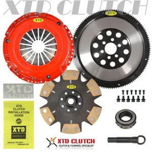 XTD STAGE 4 UNSPRUNG CLUTCH + PROLITE FLYWHEEL KIT JETTA GOLF TT 1.8T 1.9L TDI - Picture 1 of 5