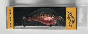 Bagley Balsa B1 - Red Craw - Square Bill - Picture 1 of 3
