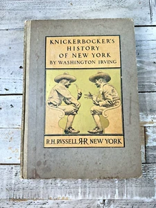 1900 Antique New York History Book "A History of New York" Irving, Parrish, 1st - Picture 1 of 11