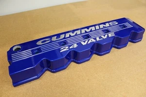 1998-2002 Dodge Ram Turbo Diesel 5.9L Cummins Powder Coated Valve Cover Illusion - Picture 1 of 8