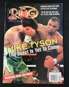 December 1995 The RING Magazine Mike Tyson Vs Peter McNeeley VG - Picture 1 of 1
