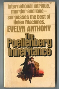 The POELLENBERG INHERITANCE by Evelyn Anthony! Vintage 1973 Signet PB Y-5420! - Picture 1 of 2
