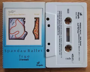 SPANDAU BALLET - TRUE (CHRYSALIS ZCDL1403) 1983 SPAIN CASSETTE TAPE VG+ - Picture 1 of 3