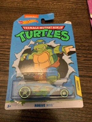 Hot Wheels NICKELODEON TEENAGE MUTANT NINJA TURTLES LEONARDO 1/5 ROGUE HOG A79 Foto 1 de 2