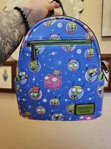 Loungefly Invader Zim Snacks AOP Mini Backpack - Picture 1 of 8