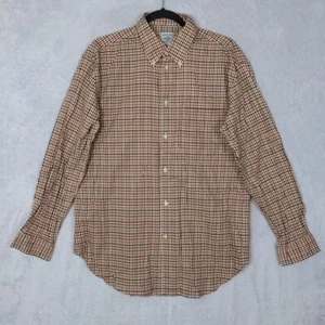 Latitude by Northern Isles Button Up Shirt Men Med Blue Red Plaid Office Church - Picture 1 of 8