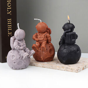 3D Candle Mold Astronaut Silicone Soap Making Mould Hand Craft Soy Wax Mould