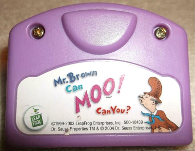 LEAP FROG LITTLE TOUCH MR. BROWN CAN MOO! CAN YOU? REPLACEMENT CARTRIDGE 2004 - Image 1 of 4