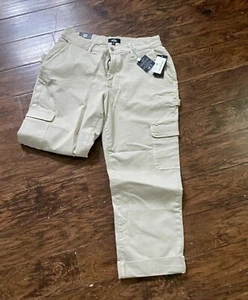 LuLaRoe Utility Cargo Pant Twill Khaki Womans 30 NWT - Picture 1 of 7