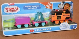 Thomas & Friends Motorized Train TALKING NIA  Battery-Powered Engine NEW - Picture 1 of 10