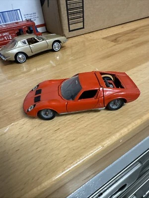 Solido Lamborghini P400 Miura - Naranja - De colección 1/43 - Hecho en Francia Foto 1 de 3