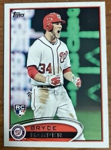 2012 Topps #661d Bryce Harper Factory Set~Yelling Rookie Photo Variation SP