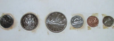 1966 Canada Silver PL Year Set. UNC COINS - Image 1 of 4