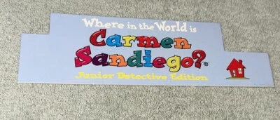 ¿Dónde en el mundo está Carmen Sandiego? Pieza de juego de repuesto Jr Det Ed Foto 1 de 4