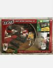 NEW M&Ms Night Before Christmas Plate And Glass Set Cookies For Santa 