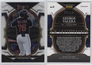 2023 Panini Select Concourse White Prizm /149 George Valera #41