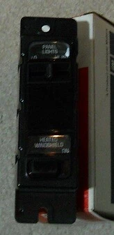 Interruptor de parabrisas térmico y luces de panel Buick 1991-92 D1562C NOS Foto 1 de 1