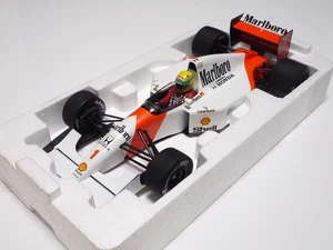 MINICHAMPS 1:18 McLAREN HONDA MP4/7 A. SENNA 1992 "Marlboro" - Photo 1 sur 16