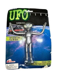 Vintage UFO Files GREY Alien Action Figure New In Package Toy Concepts #6500 - Picture 1 of 2