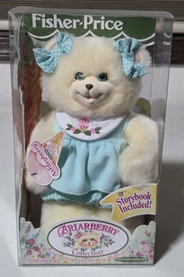 Fisher Price Briarberry Ashleyberry Bear 长毛绒 1999 全新带盒 — 第 1/4 张图片