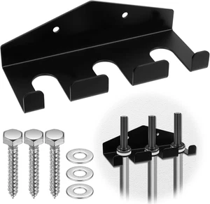 For Olympic Barbell Holder, Vertical Wall Mounted Barbell Storage Rack Brackets - Picture 1 of 12