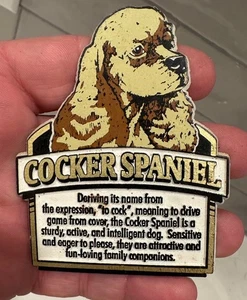 Imán refrigerador vintage Cocker Spaniel perro - Imagen 1 de 1