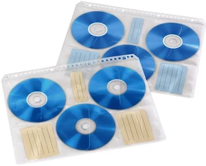 Hama 6-krotna obudowa folderu CD / DVD 6 CD / DVD / Blu-ray plastik przezroczysty-biały 1 - Zdjęcie 1 z 4