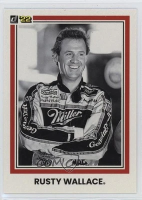 2022 Panini Donruss NASCAR Retro 1981 Rusty Wallace #190 HOF - Image 1 of 2