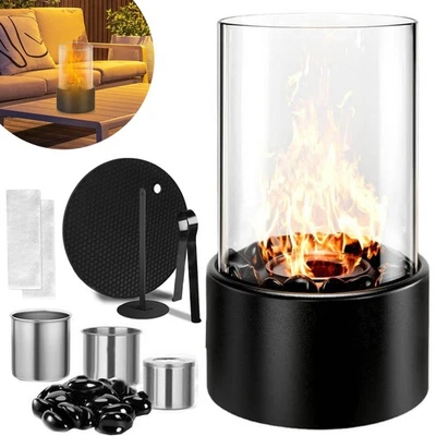 MARKENLOS Kamin Tischkamin Indoor Tischfeuer Dekokamin Gartenkamin Tragbare Tischkamin