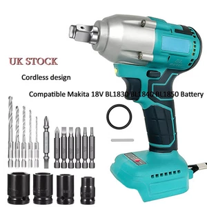 Electric Impact Wrench Drill Gun,450 N.M, 18PCS Accessories,For Makita 18V -READ - Picture 1 of 11